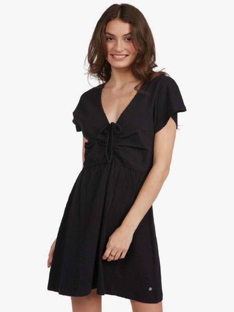 Roxy Simple Thoughts Women\'s Dress Dark Grey | SG_LW6970