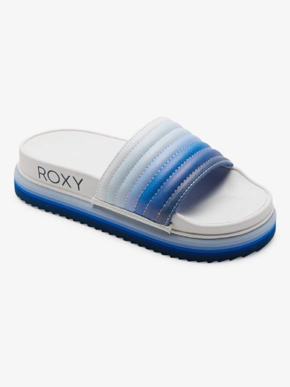 Roxy Slippy Jess Women\'s Sandals Blue | SG_LW7934