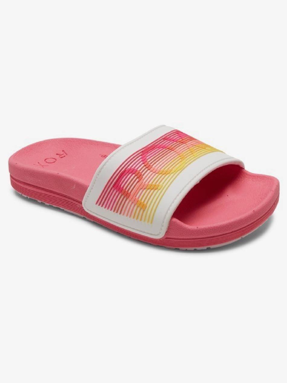 Roxy Slippy LX Kids\' Sandals pink | SG_LW5165