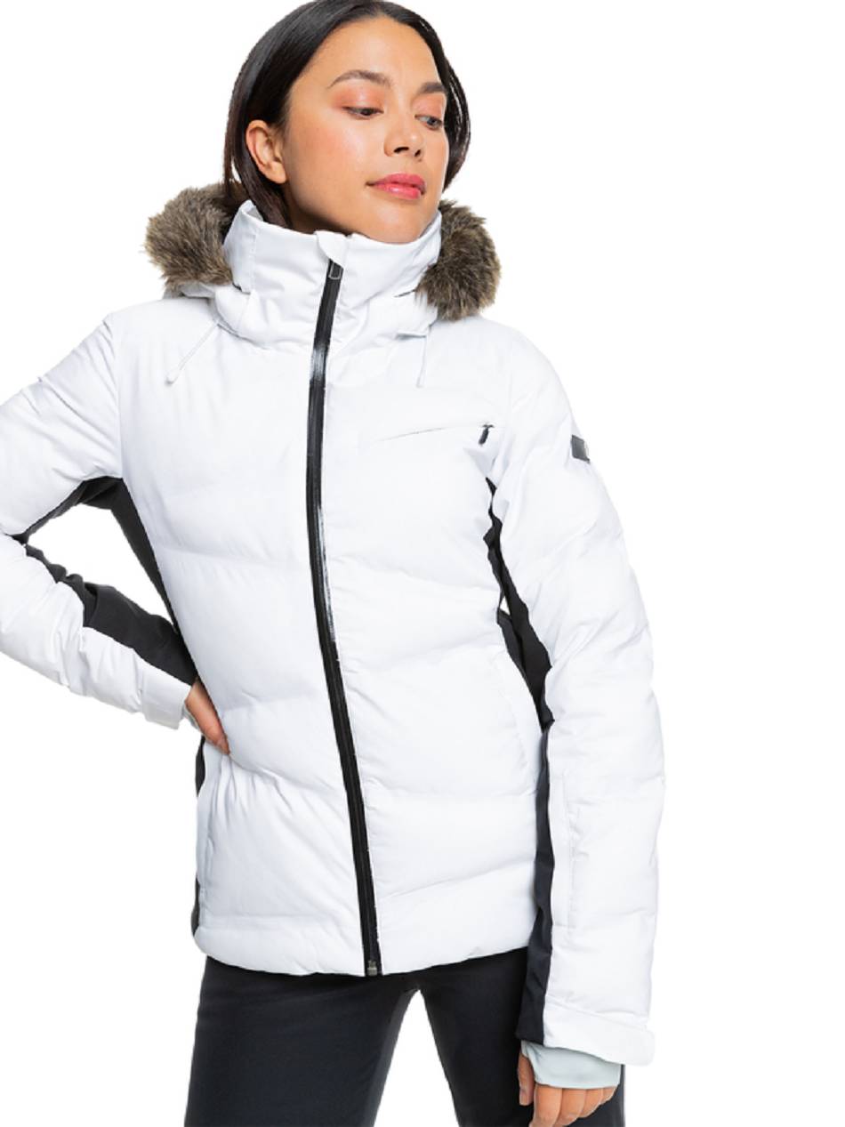 Roxy Snow Storm Insulated Women\'s Snow Jackets White | SG_LW4789