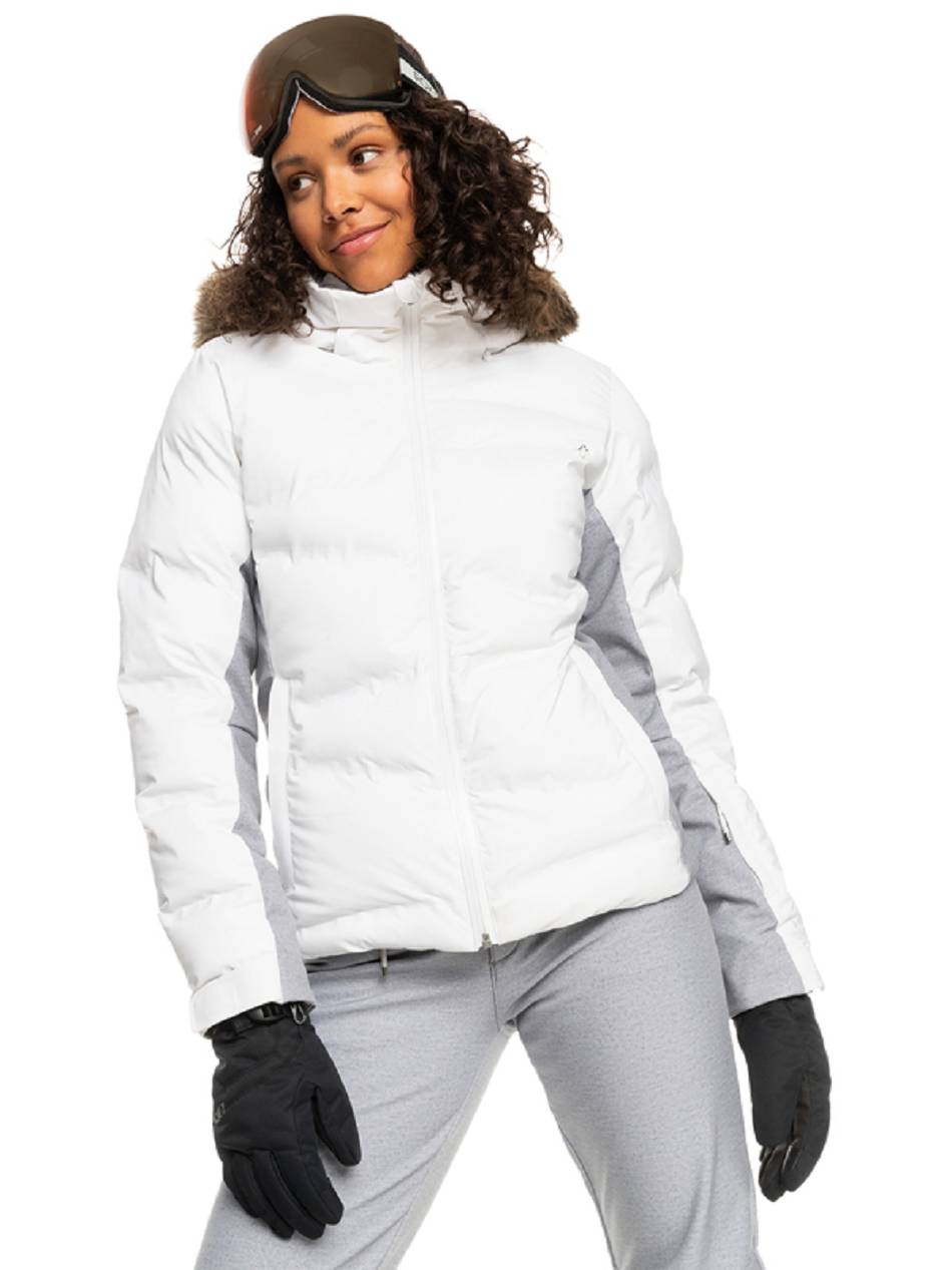 Roxy Snow Storm Insulated Women\'s Snow Jackets White | SG_LW8671