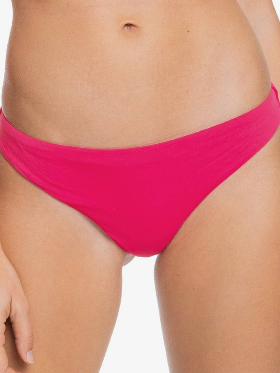 Roxy Solid Beach Classics Cheeky Women\'s Bikini Bottoms Fuchsia Purple | SG_LW9155