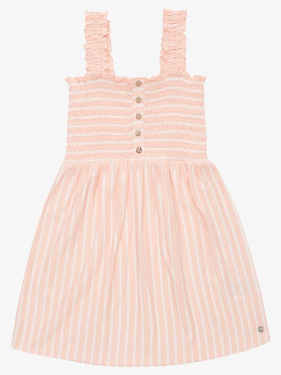 Roxy Summerland Soiree Kids\' Dresses Coral Stripes | SG_LW3124