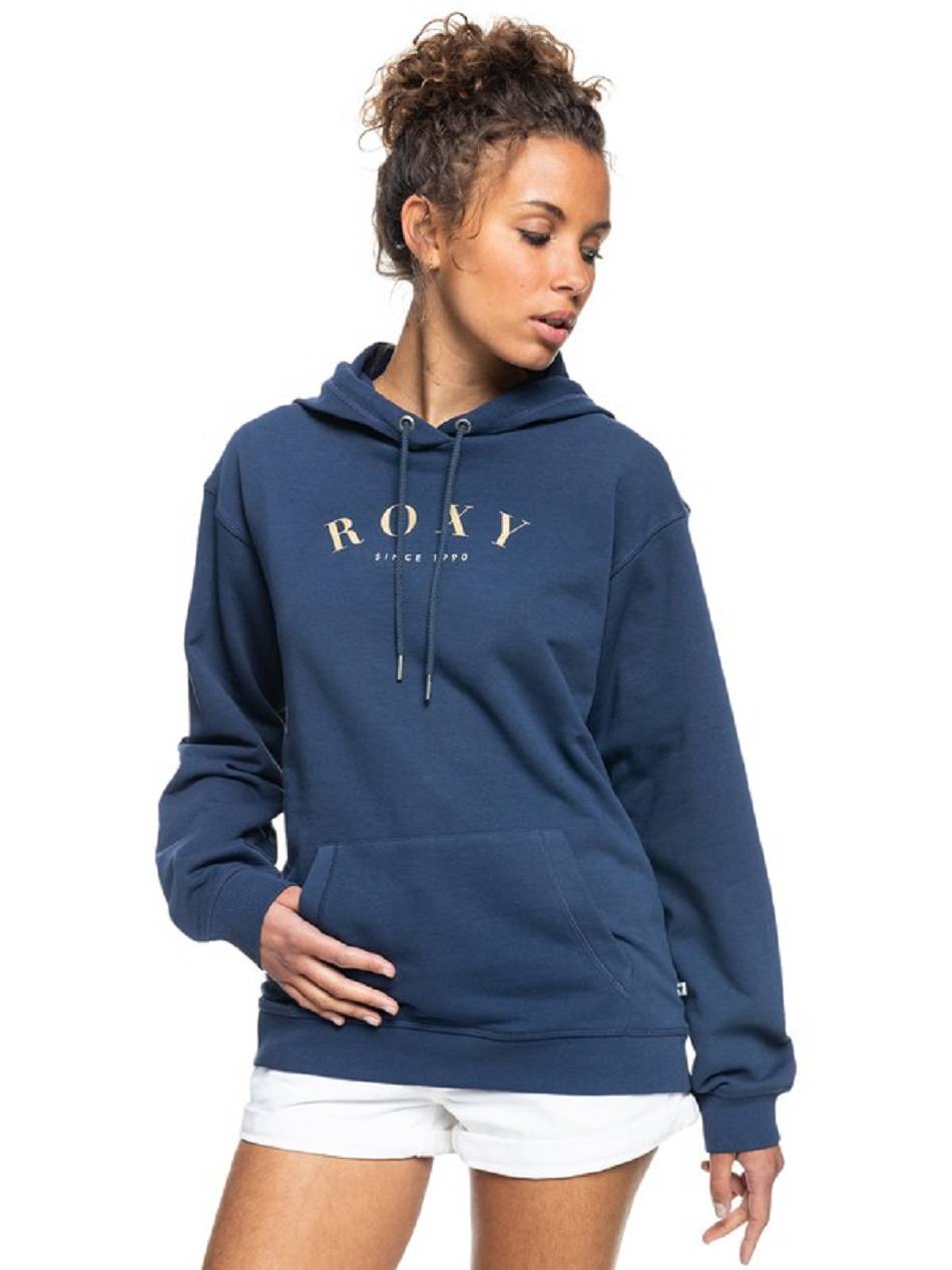 Roxy Surf Stoked Women\'s Hoodies Indigo | SG_LW2186