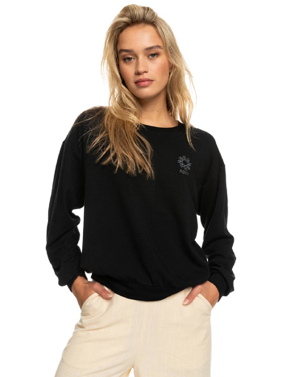 Roxy Surfing By Moonlight Women\'s Fleece Dark Grey | SG_LW1359