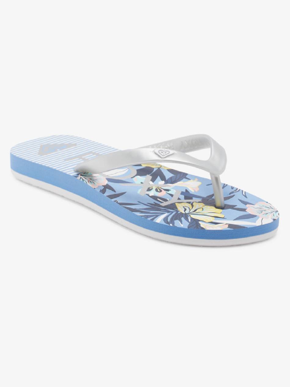 Roxy Tahiti Kids\' Sandals Blue / Grey | SG_LW5563