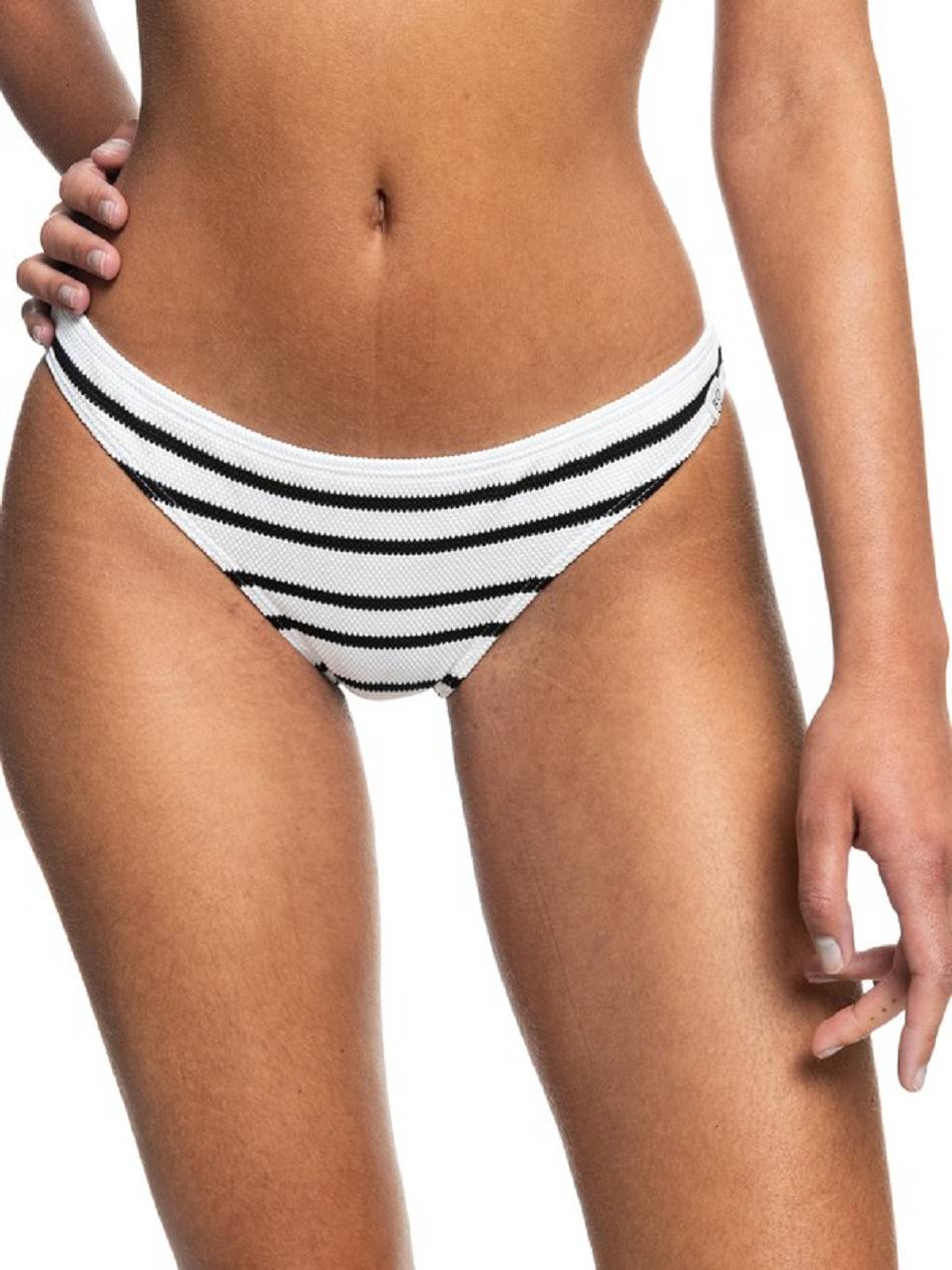 Roxy The Break Of Dawn Moderate Women\'s Bikini Bottoms White Stripes | SG_LW4174