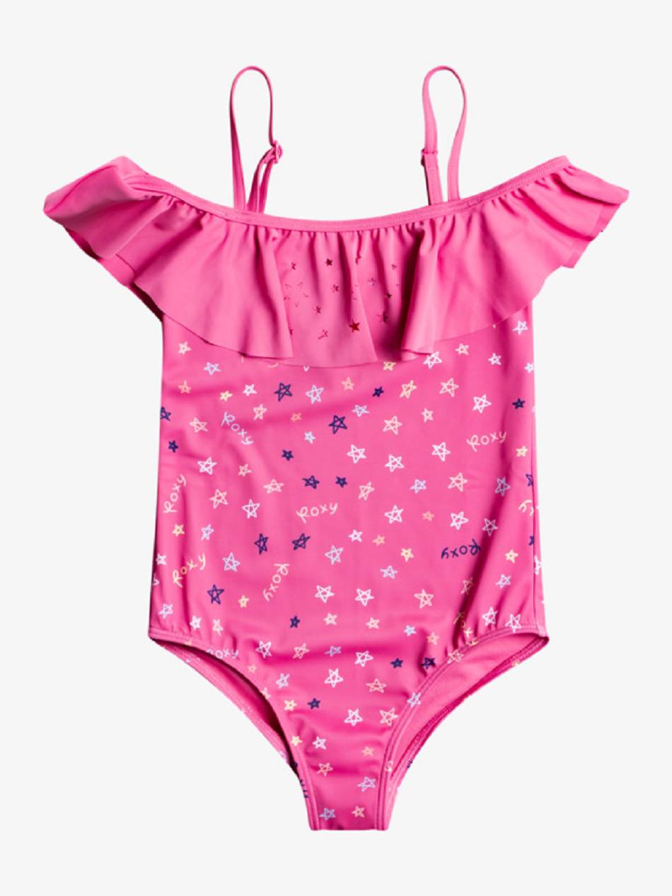 Roxy Tiny Stars Kids\' Swim pink | SG_LW7536