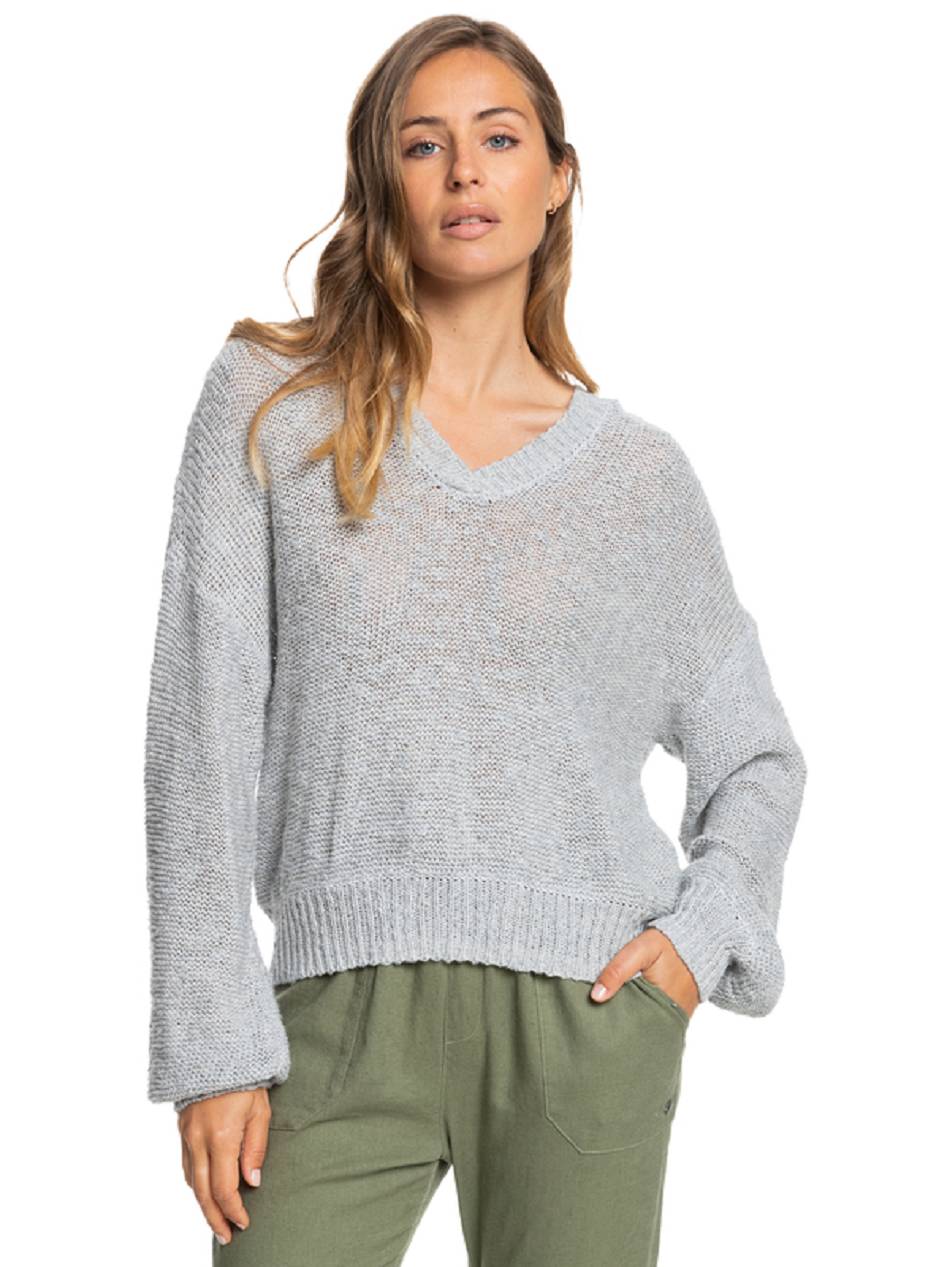 Roxy Together Again Knitted Women\'s Essentials grey | SG_LW9303