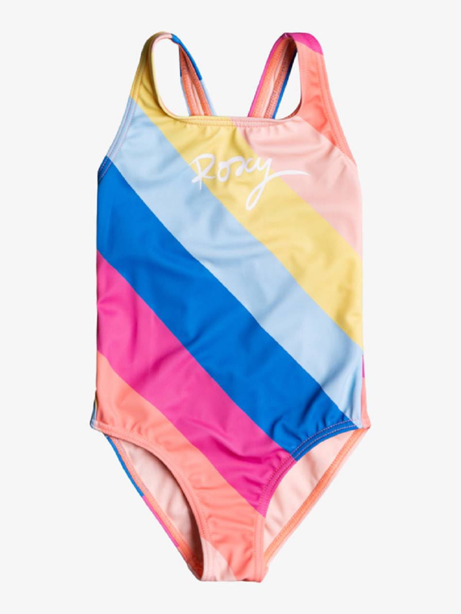 Roxy Touch Of Rainbow Kids\' Swim Multicolor | SG_LW4991