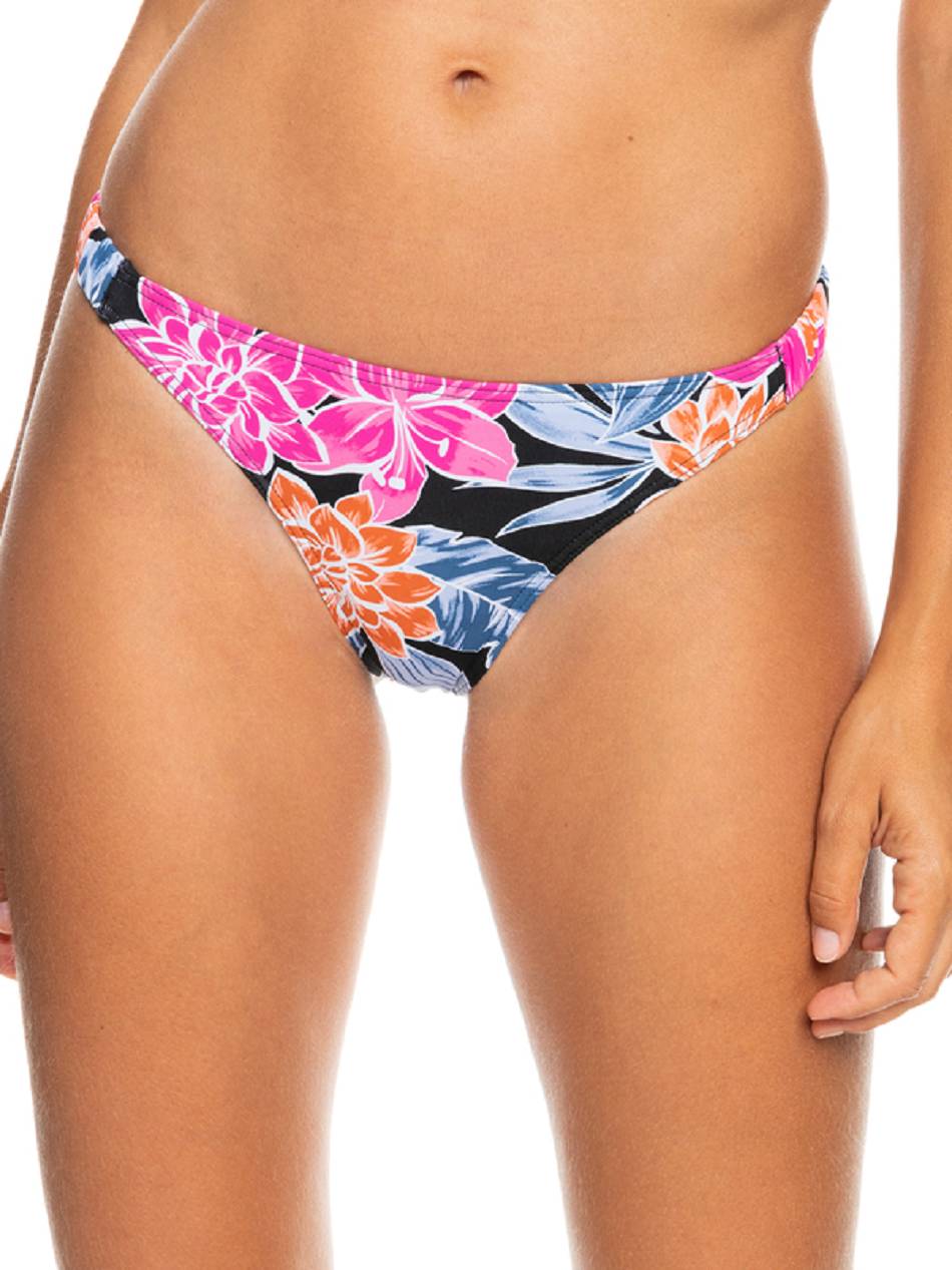 Roxy Tropical Oasis Cheeky Women\'s Bikini Bottoms multicolor flower | SG_LW5431