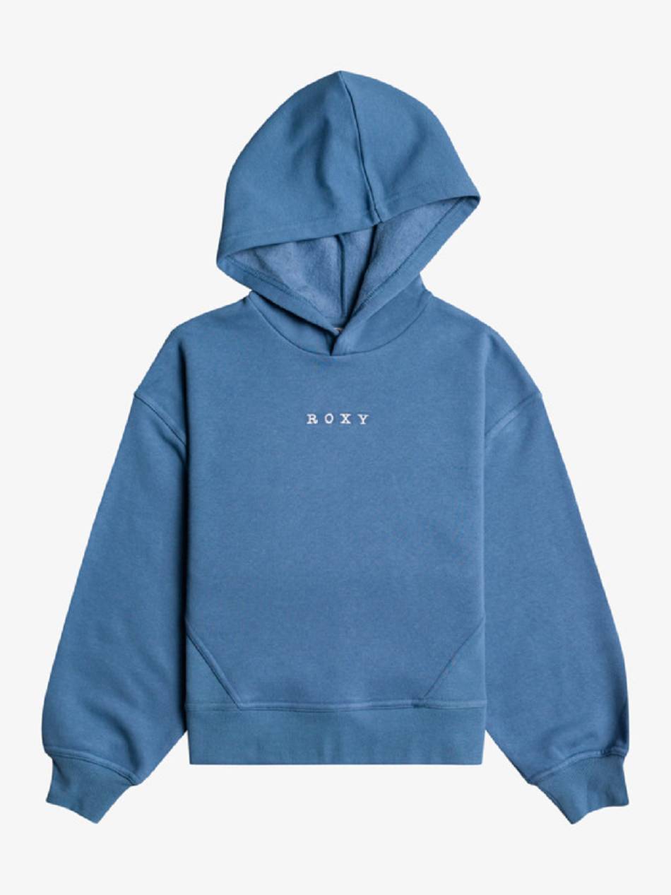 Roxy Turning Kids\' Hoodies Blue | SG_LW1400