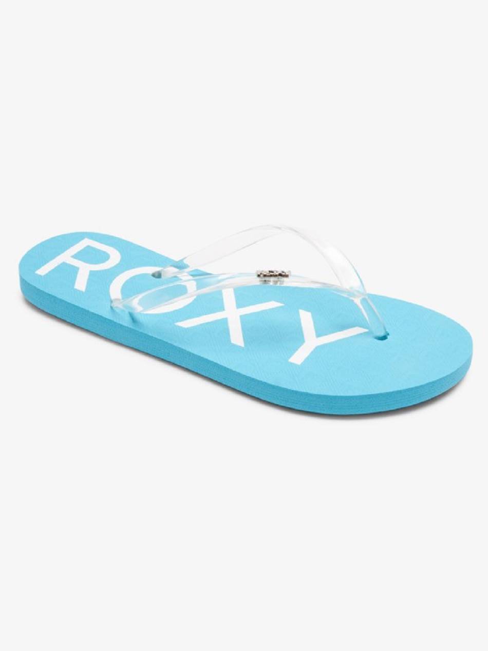 Roxy Viva Jelly Women\'s Flip Flops Blue / Blue | SG_LW2787