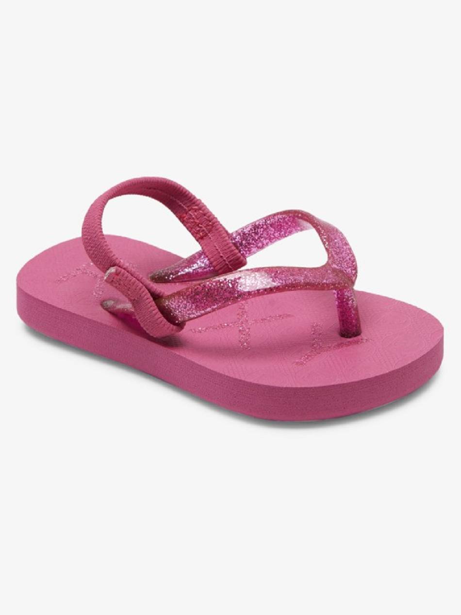 Roxy Viva Sparkle Kids\' Sandals pink | SG_LW2281