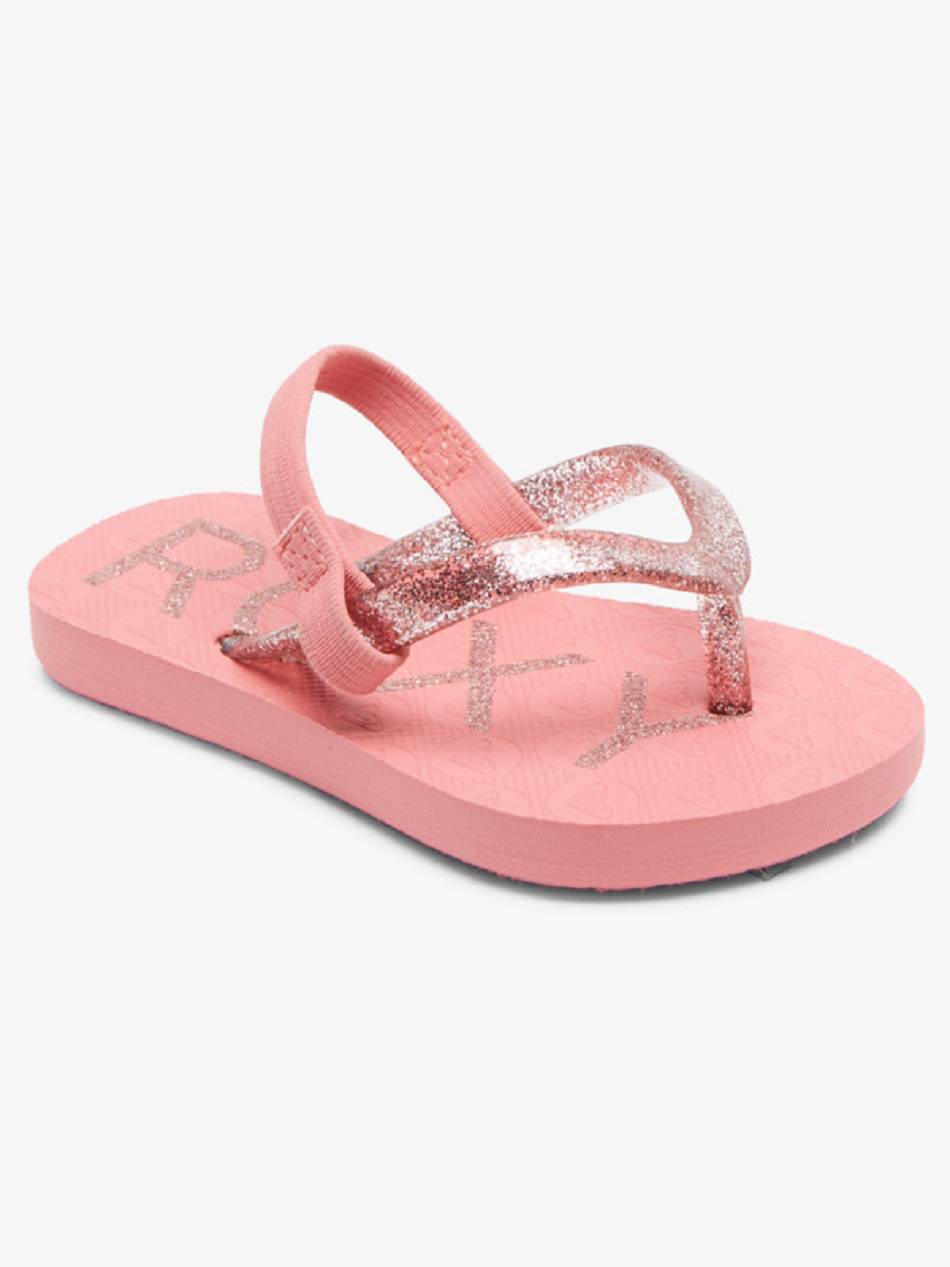 Roxy Viva Sparkle Kids\' Sandals pink | SG_LW8850