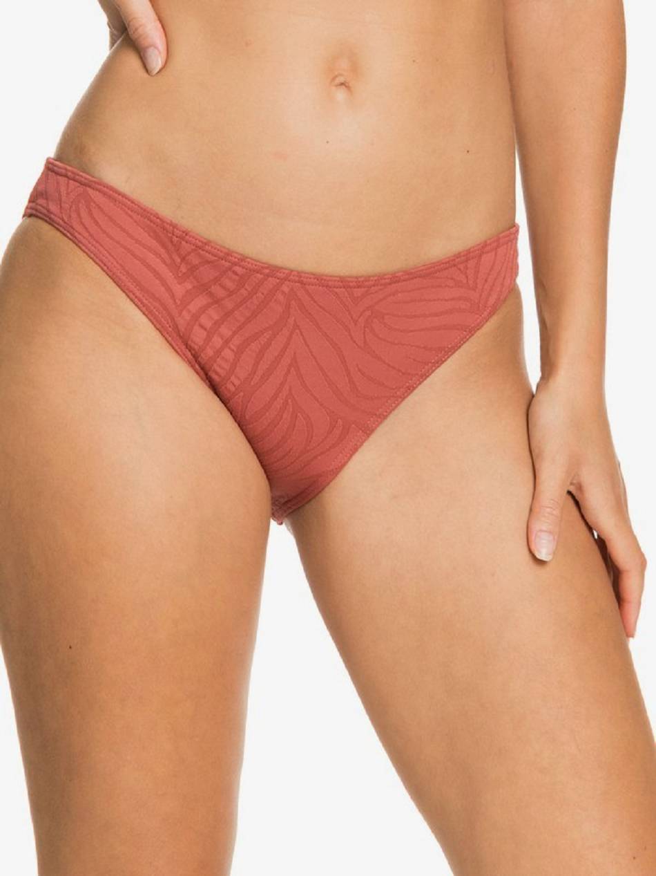 Roxy Wild Babe Regular Bikini Bottoms Women\'s Bikini Tops Red | SG_LW2102