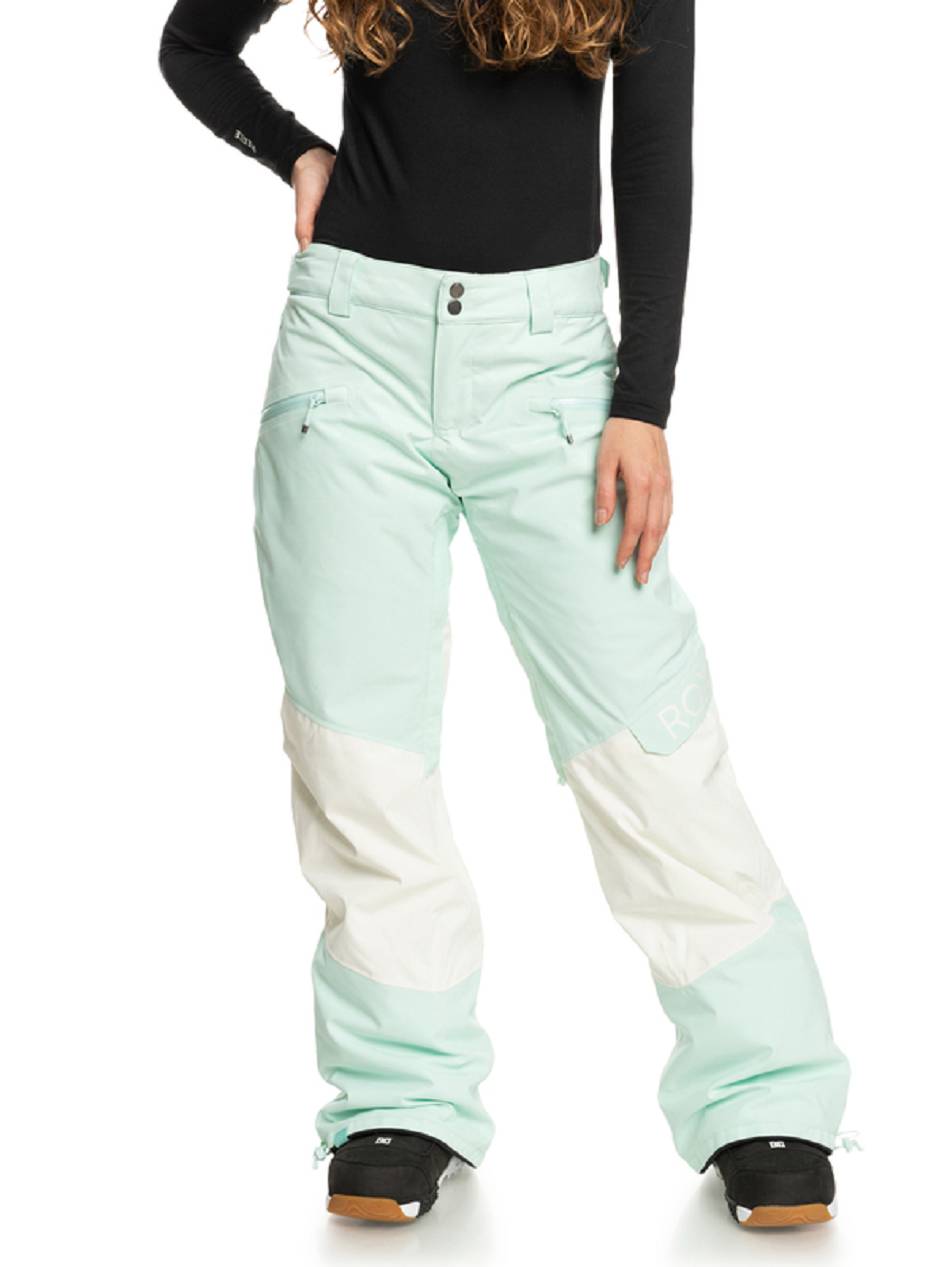 Roxy Wood Rose Insulated Women\'s Snow Pants Light Turquoise | SG_LW6388