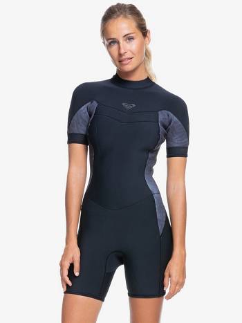 Roxy 2/2mm Syncro Back Women's Wetsuits Black | SG_LW2288