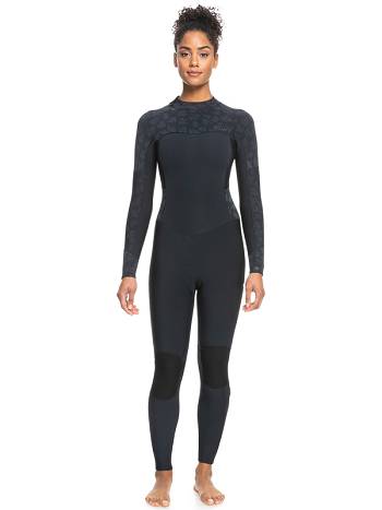 Roxy 3/2mm Swell Series Back Zip Women's Fullsuits Black | SG_LW7207