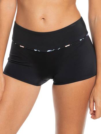 Roxy Active Shorty Biker Women's Bikini Bottoms Dark Grey | SG_LW4705