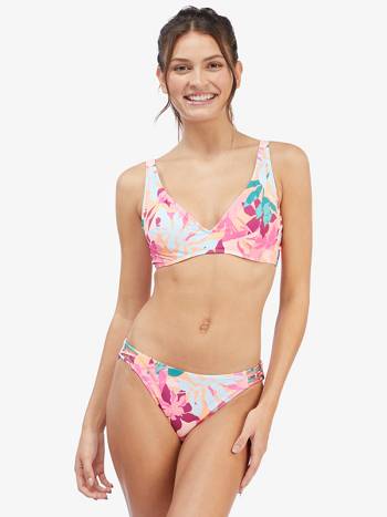 Roxy Active Underwired Women's Bikini Tops multicolor flower | SG_LW9915