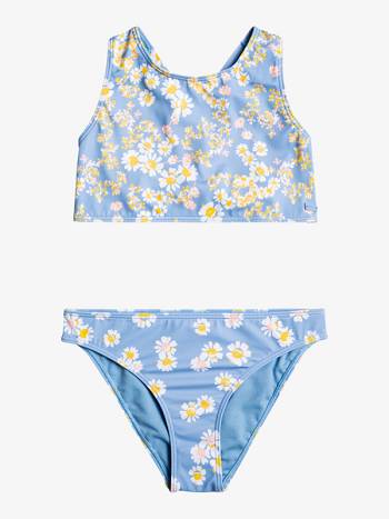 Roxy Adventurous Beachy Kids' Tops blue Flower | SG_LW1792