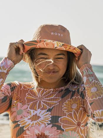 Roxy Aloha Sunshine Reversible Women's Hats orange | SG_LW5395