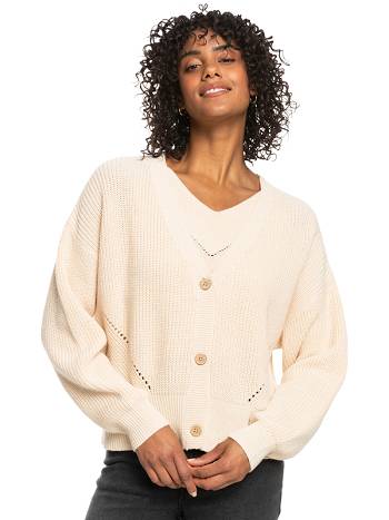 Roxy Amazing Hours Women's Sweaters Beige | SG_LW7206