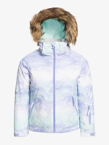 Roxy American Pie Insulated Kids' Jackets Light Turquoise | SG_LW3442