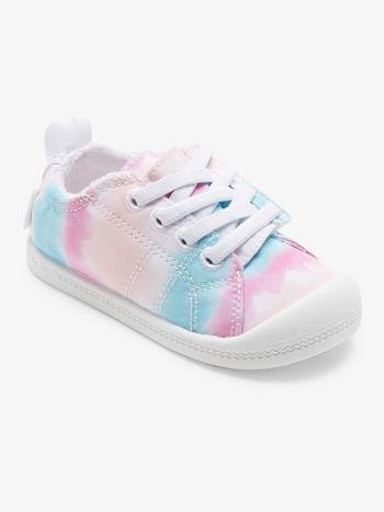 Roxy Bayshore Kids' Sneakers White / Blue / Pink | SG_LW2296