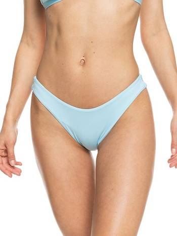 Roxy Beach Classics High-Leg Solid Women's Bikinis Blue | SG_LW7072