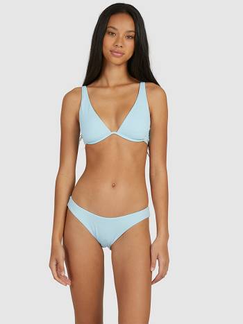 Roxy Beach Classics Underwire Bra Women's Bikini Tops Blue | SG_LW3670