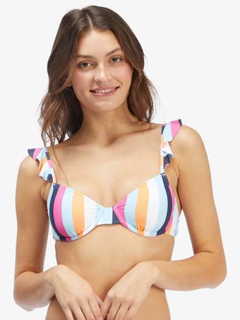 Roxy Beach Classics Underwire Women's Bikinis Blue Stripes | SG_LW1950