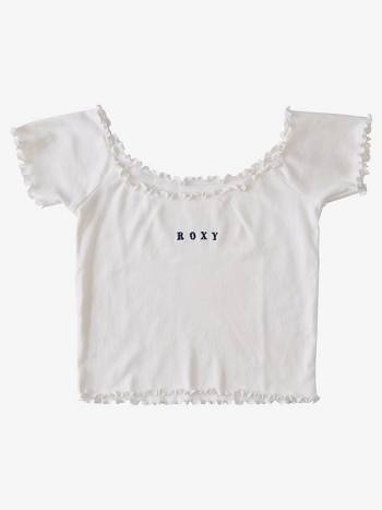 Roxy Beautiful Dream Off The Shoulder Kids' T-Shirt White | SG_LW8938