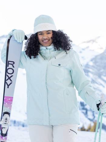 Roxy Billie Insulated Women's Snow Jackets Light Turquoise | SG_LW1517