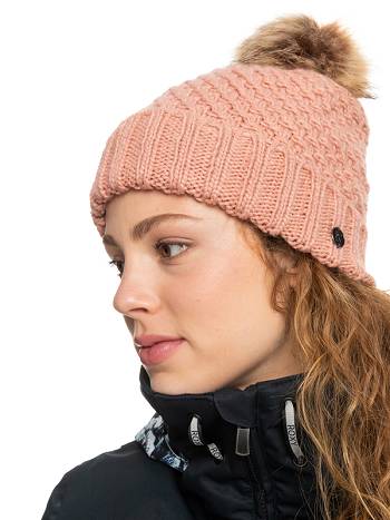 Roxy Blizzard Women's Beanies Rose pink | SG_LW3839