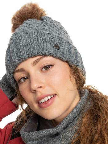 Roxy Blizzard Women's Beanies grey | SG_LW9856