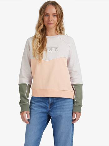 Roxy Borderline Women's Fleece Beige | SG_LW2920