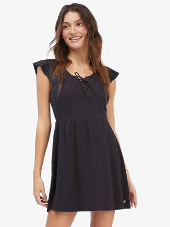 Roxy Born In Paradise Women's Dress Dark Grey | SG_LW2663