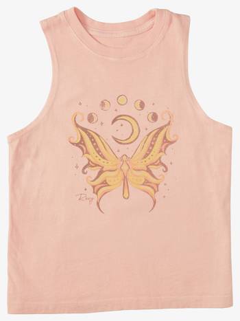 Roxy Butterfly Moon Muscle Kids' Tops Coral | SG_LW3004