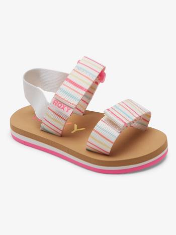 Roxy Cage Kids' Sandals White / Multicolor | SG_LW3224