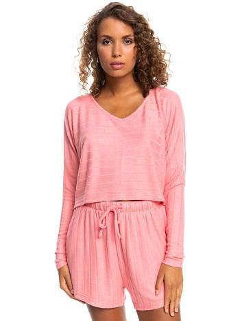 Roxy Catch Me If You Can Women's Loungewear Rose pink | SG_LW2434