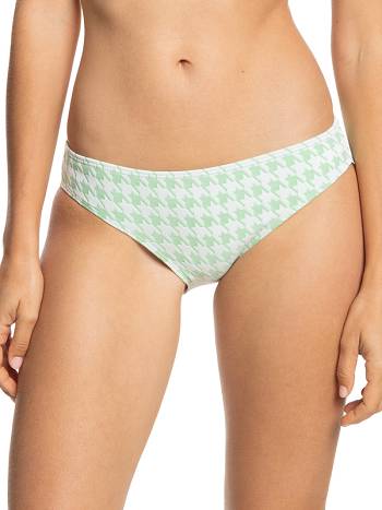 Roxy Check It Hipster Hipster Women's Bikini Bottoms green | SG_LW2392