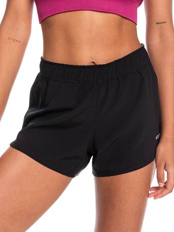 Roxy Corsica Calling Workout Women's Shorts Dark Grey | SG_LW2861