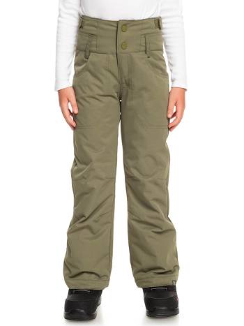 Roxy Diversion Insulated Kids' Pants Deep Green | SG_LW6471