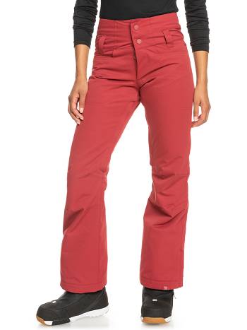 Roxy Diversion Insulated Women's Snow Pants Dark Red | SG_LW8183