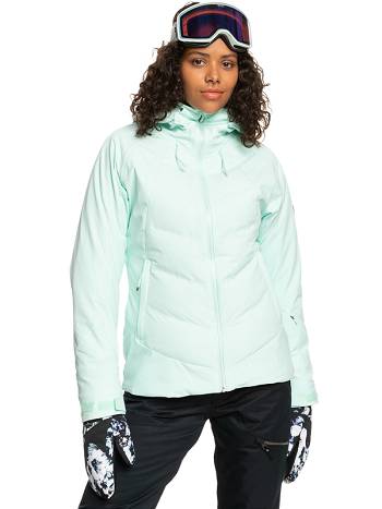 Roxy Dusk Insulated Women's Snow Jackets Light Turquoise | SG_LW4183