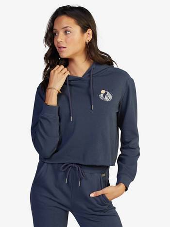 Roxy Easy Afternoon Women's Hoodies Indigo | SG_LW4199