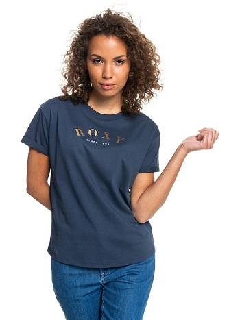 Roxy Epic Afternoon Women's T-Shirt Indigo | SG_LW1421