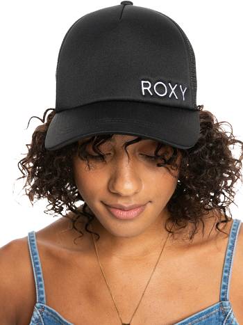 Roxy Finishline Women's Hats Dark Grey | SG_LW9118